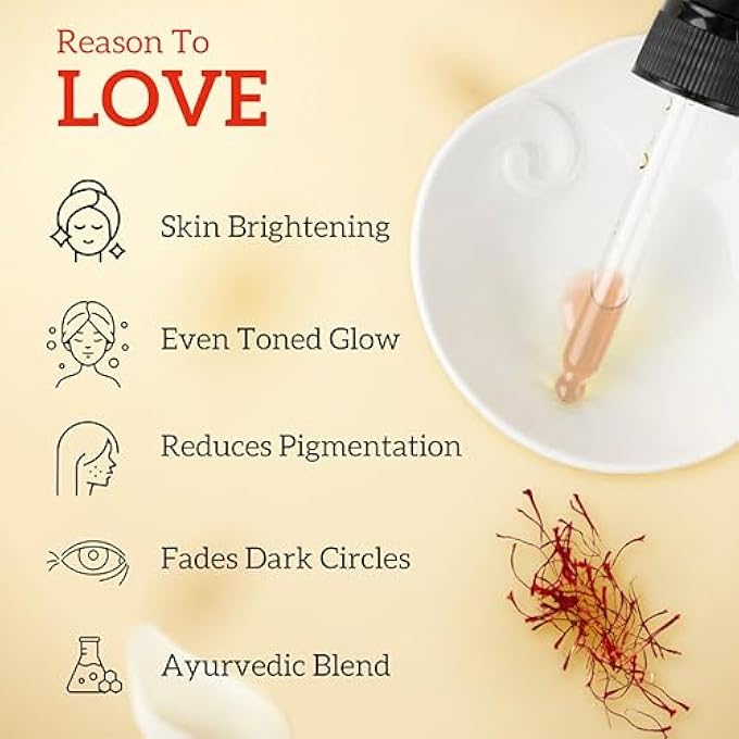 INATUR KUMKUMADI FACIAL OIL, AYURVEDIC FORMULATION, ORGANIC, ANTI-AGEING,12 ML - Image 4